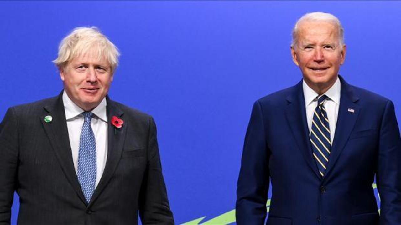 Johnson ve Biden Ukrayna'yı g&ouml;r&uuml;şt&uuml;