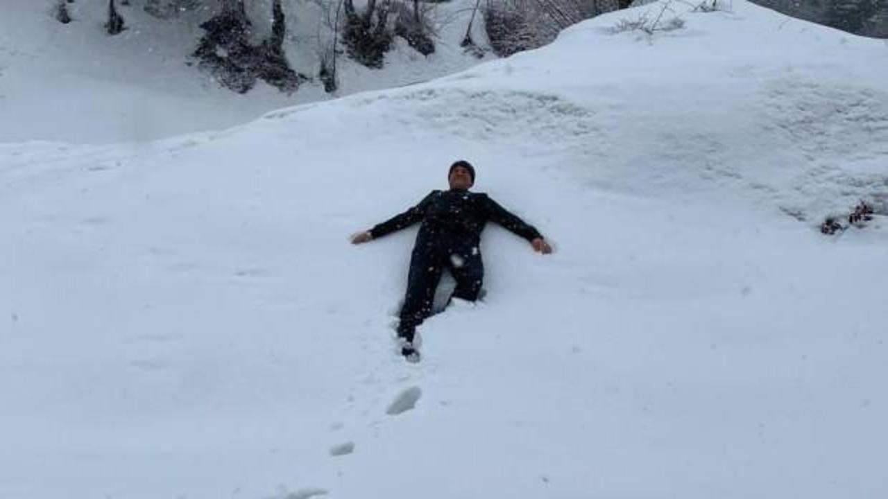 Karabük’te yüksek kesimlerde kar etkili oluyor