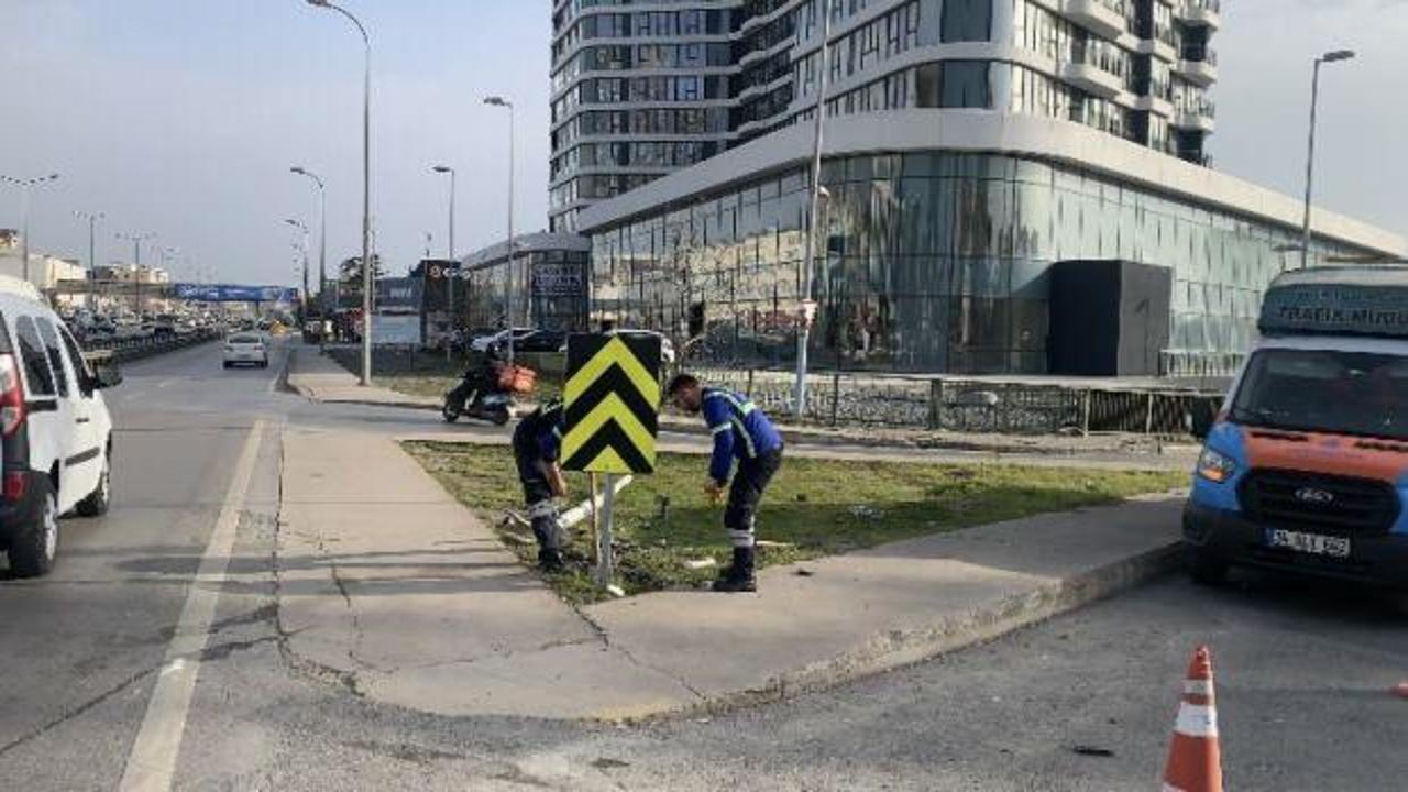 Maltepe&rsquo;de dur ihtarına uymadı, kaza yapınca yakayı ele verdi