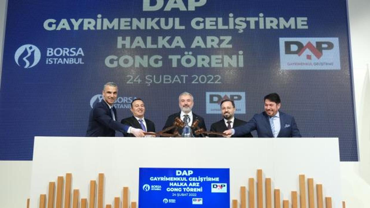 Borsa İstanbul'da gong Dap Gayrimenkul için çaldı