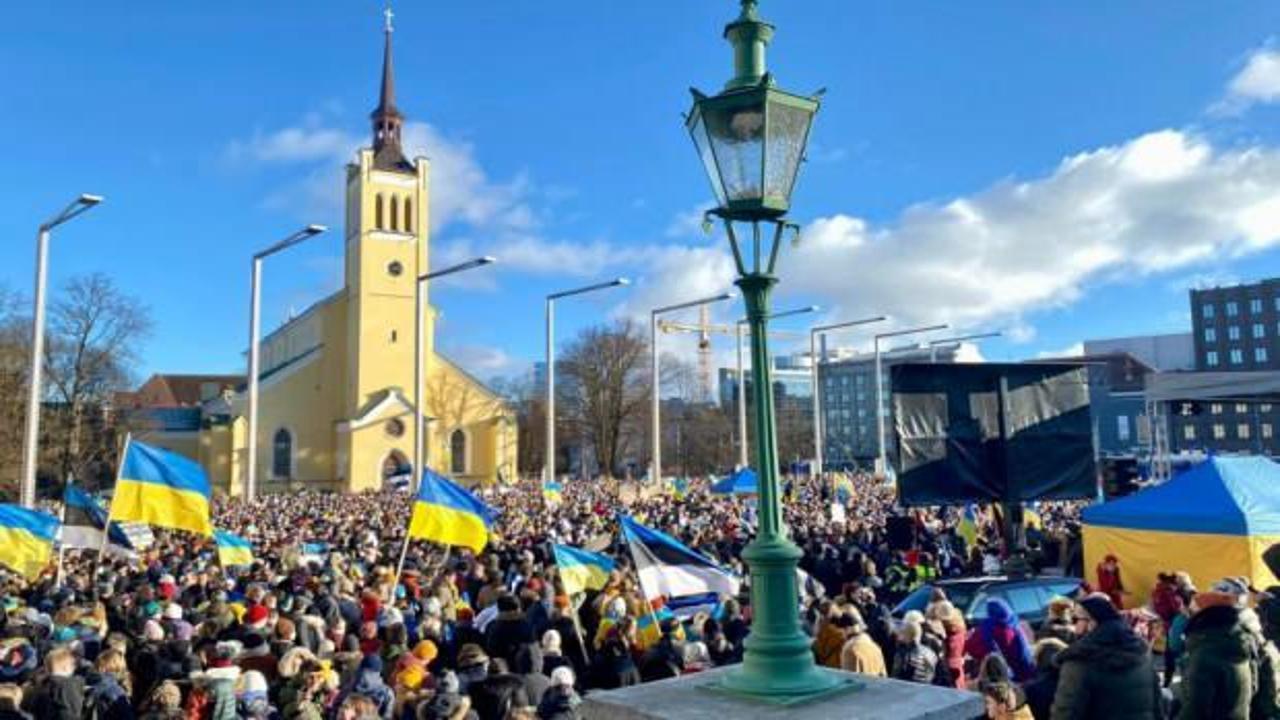 Estonya'dan "Ukrayna'nın yanındayız" mesajı