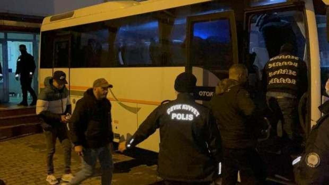 İstanbul'da kaçak göçmen operasyonu: 315 göçmen yakalandı 