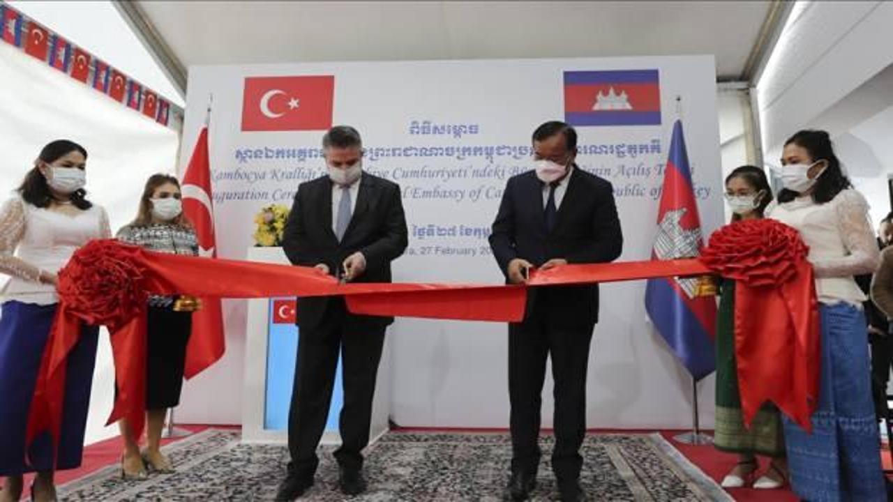 Kamboçya'nın Ankara Büyükelçiliğinin resmi açılışı yapıldı