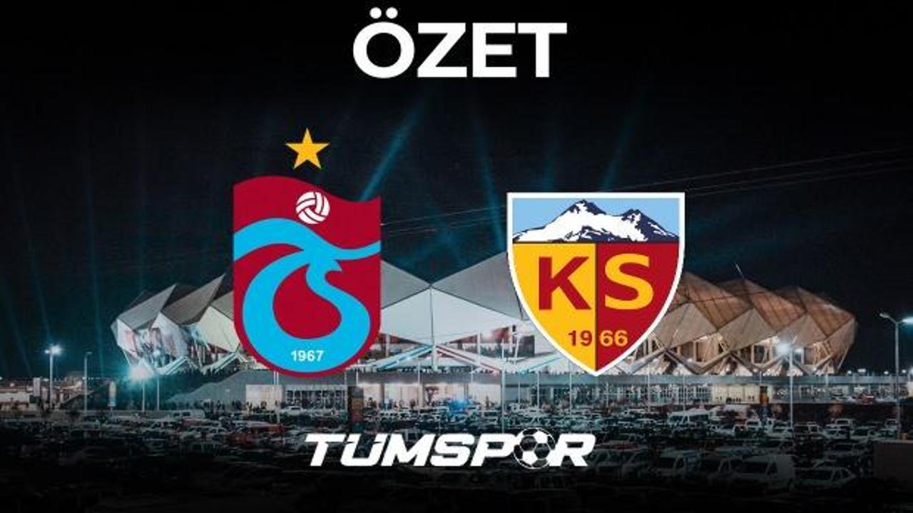 MAÇ ÖZETİ | Trabzonspor 3-2 Kayserispor