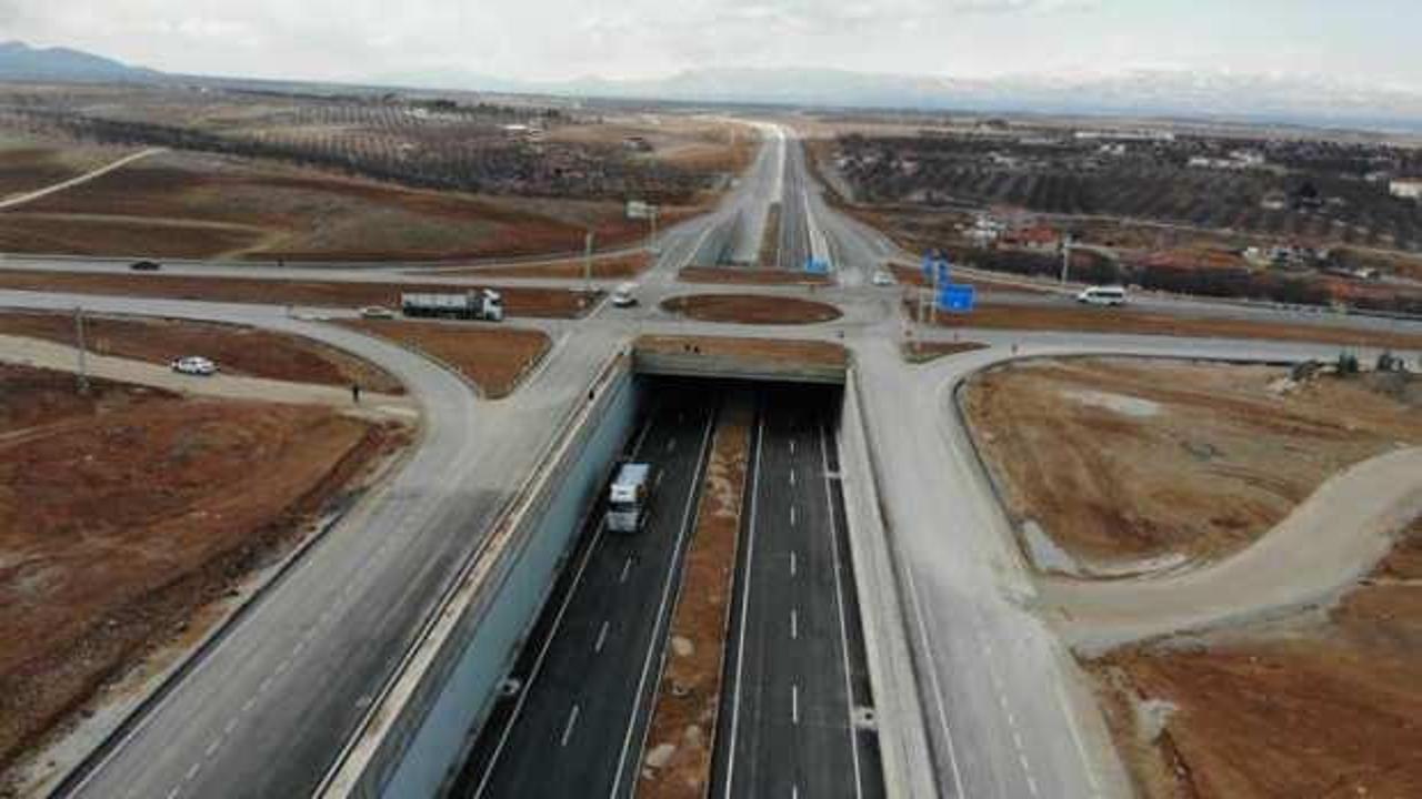 Malatya Kuzey Çevreyolu’nda 26,5 kilometrelik kısım trafiğe açıldı