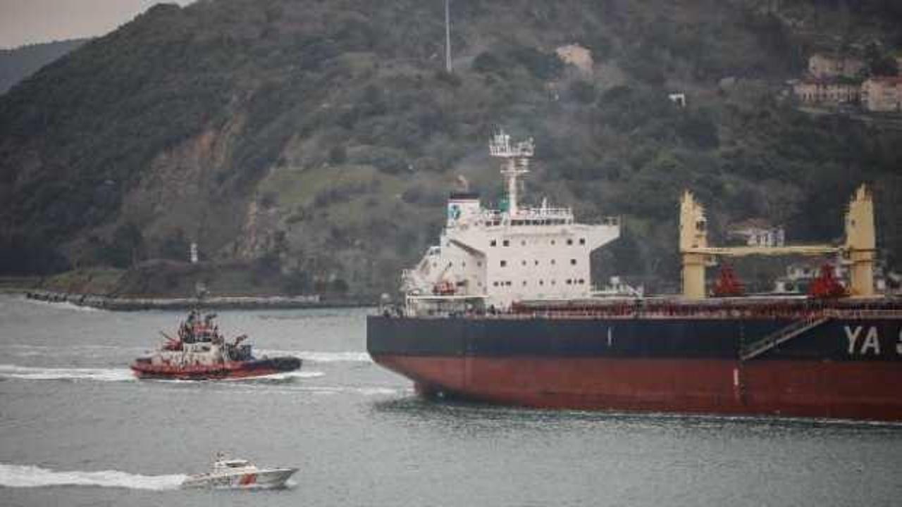 Odessa açıklarında vurulan Türk gemisi İstanbul Boğazı'na girdi