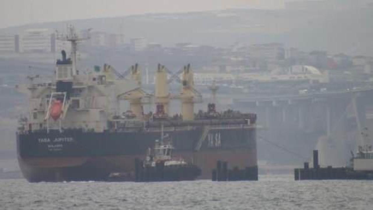 Odessa açıklarında vurulan Türk gemisi Yalova Limanı'nda