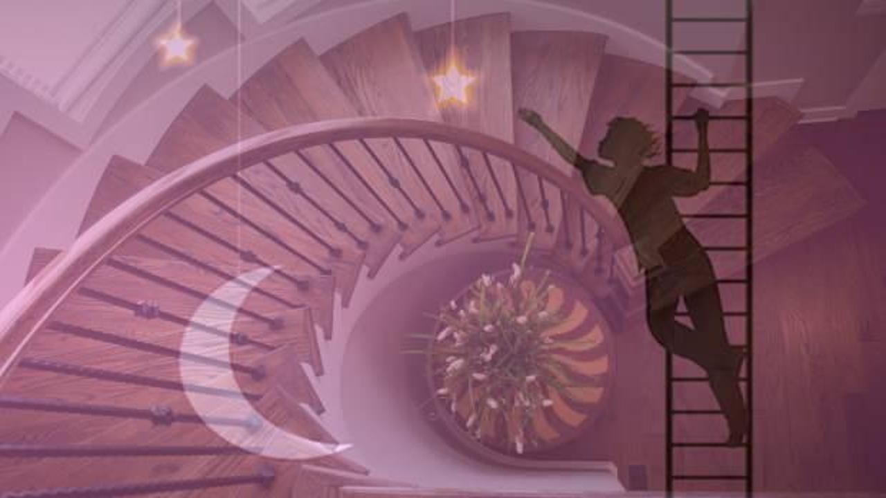 Rüyada merdiven yukarı çıkmak ne anlama gelir? Rüyada evin merdiveninden çıkmak hayırlı mıdır?