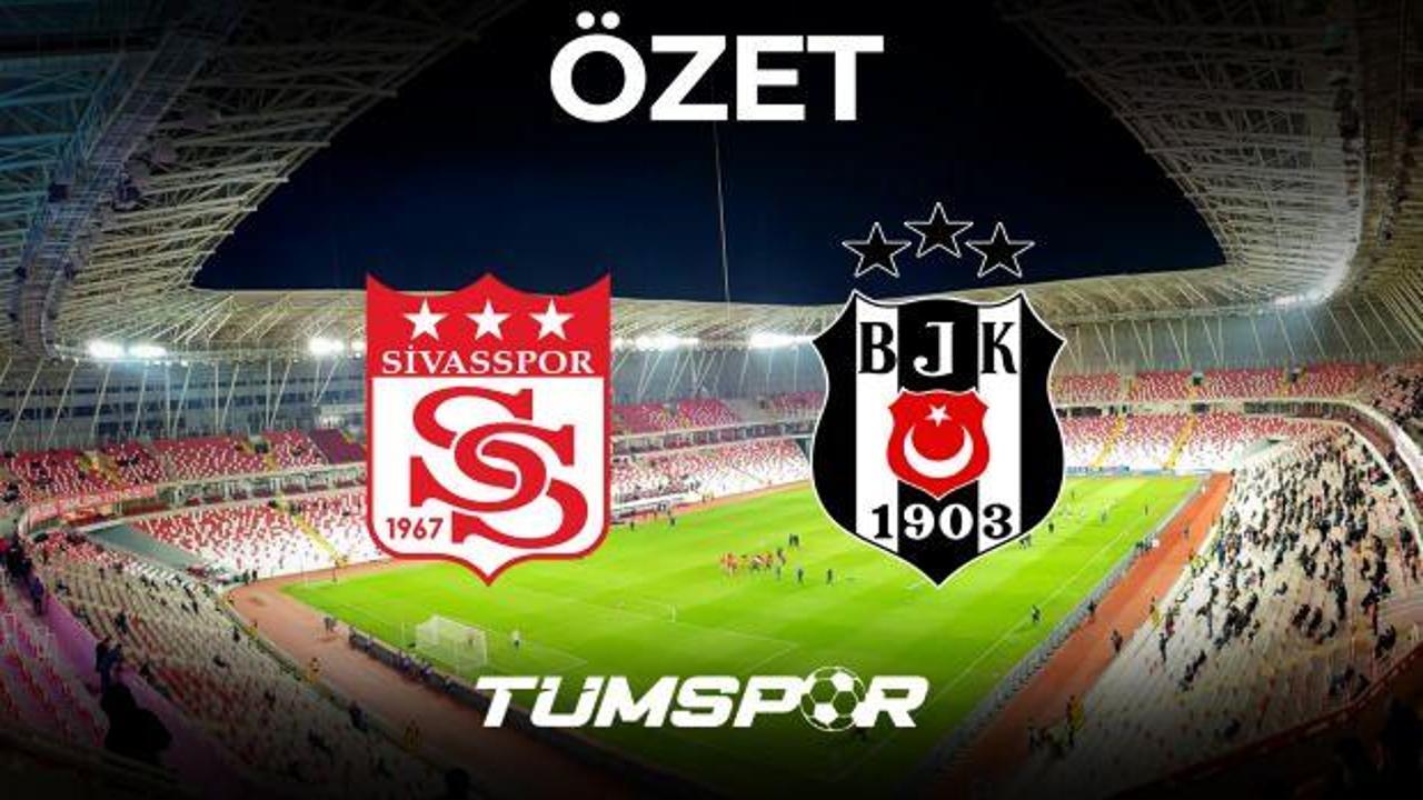 Sivasspor 2-3 Beşiktaş Maç Özeti (Goller, Asistler, Penaltılar) Süper Lig