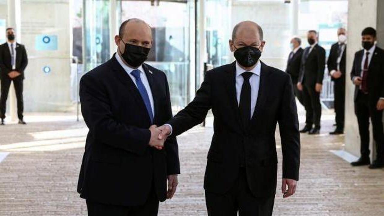 Almanya Başbakanı Scholz, İsrail Başbakanı Bennett ile bir araya geldi