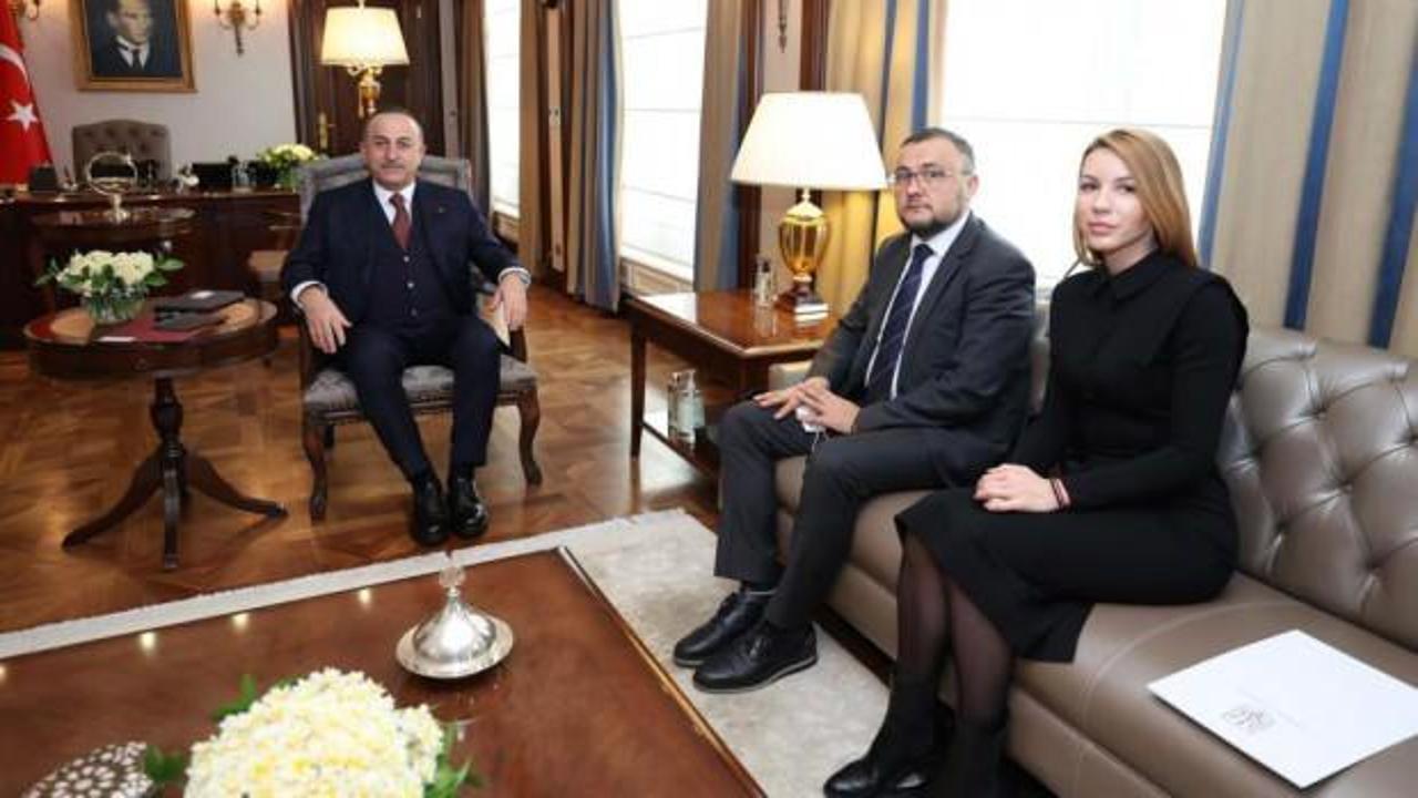 Bakan Çavuşoğlu, Ukrayna Büyükelçisi Bodnar ile görüştü