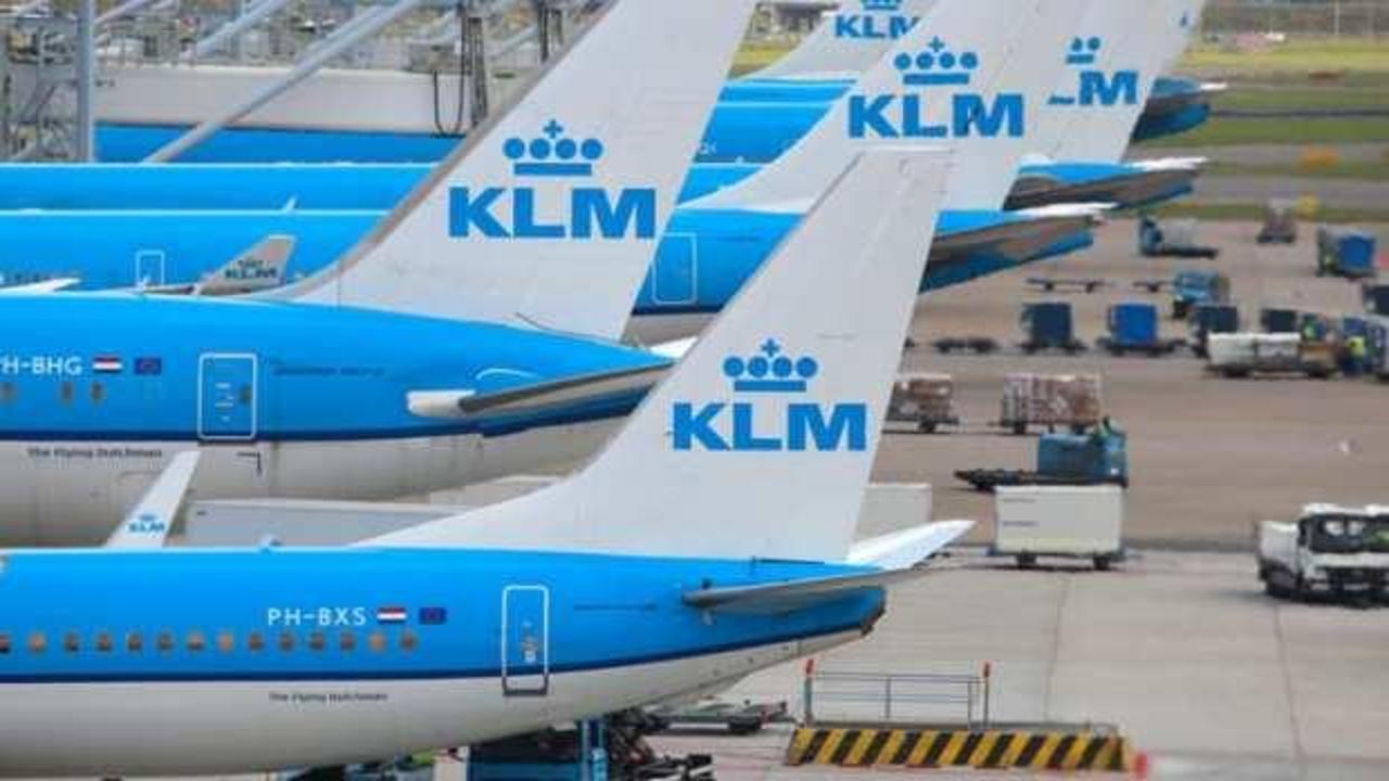 Hollanda'nın kraliyet havayolu KLM, Rusya'ya uçuşları durdurdu