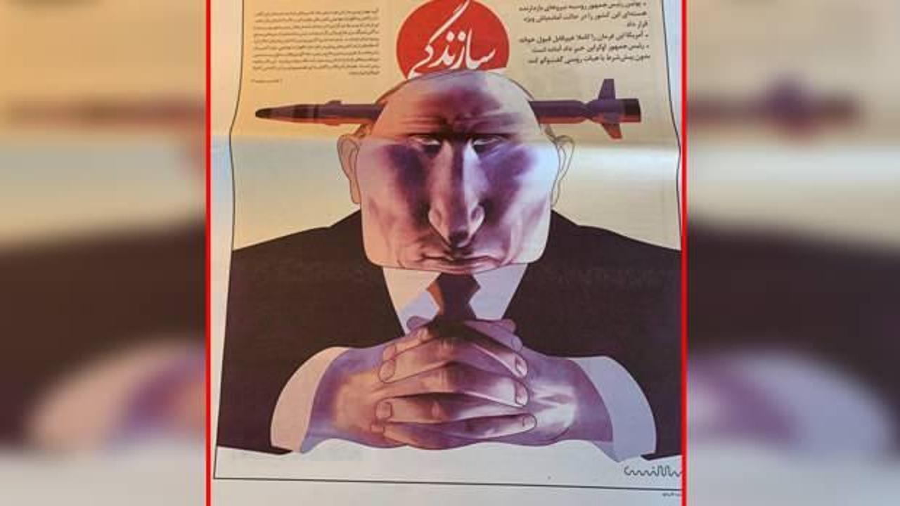 İran gazetesinden çok konuşulacak Putin karikatürü