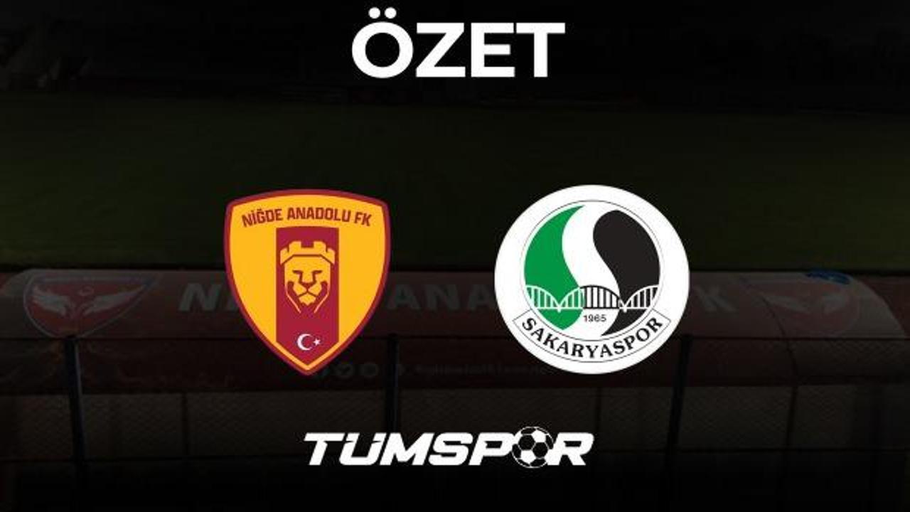 ÖZET | Niğde Anadolu FK 2-3 Sakaryaspor TFF 2. Lig Kırmızı Grup 