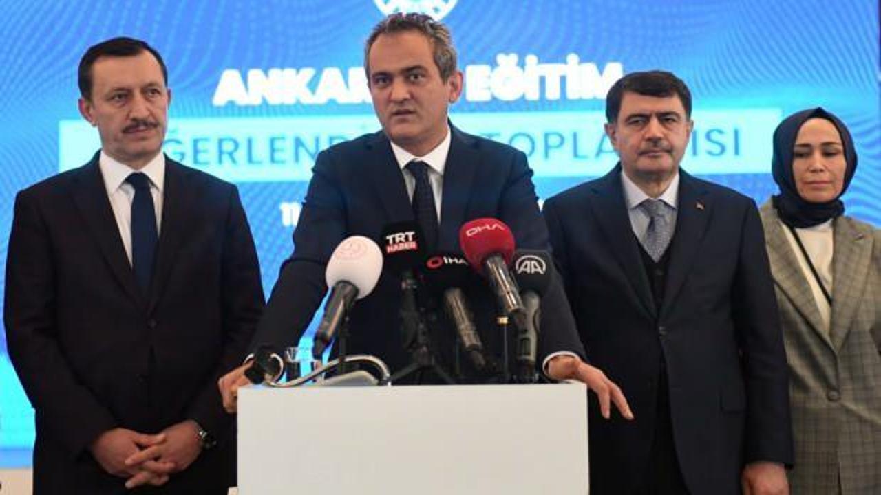 Bakan Özer'den Ankaralılara müjde: 81 okulun güçlendirmesi yapılacak