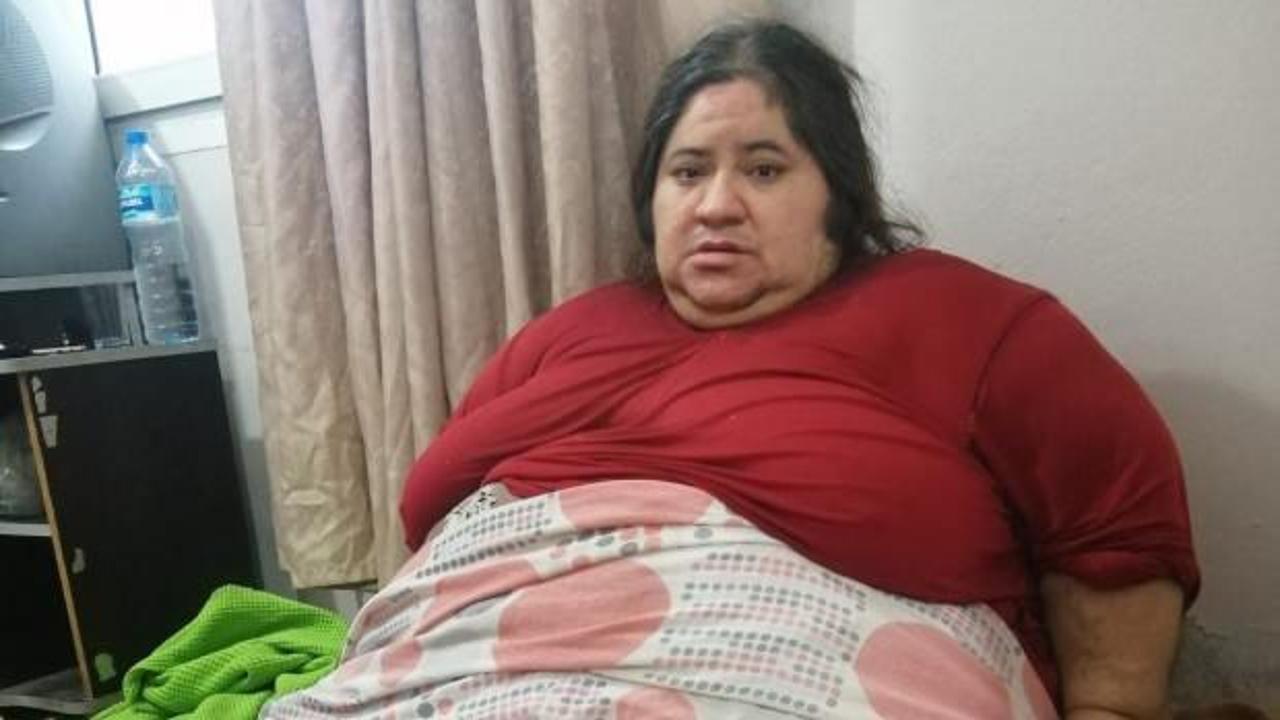 Hatay'da 300 kiloya ulaşan 34 yaşındaki kadın tedavi olmak istiyor
