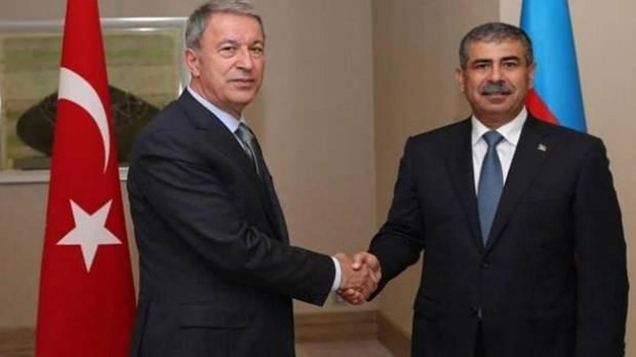 Bakan Akar, Azerbaycan Savunma Bakanı ile görüştü
