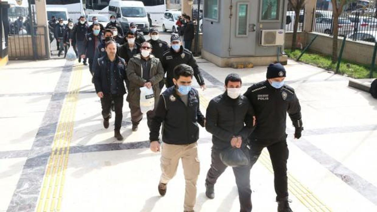 DEAŞ operasyonunda gözaltına alınan 29 şüpheli adliyeye sevk edildi
