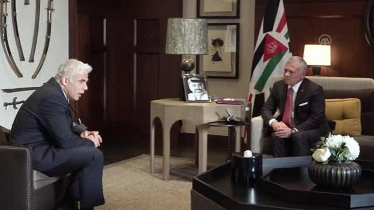 İsrail Dışişleri Bakanı Lapid, Ürdün Kralı ile görüştü