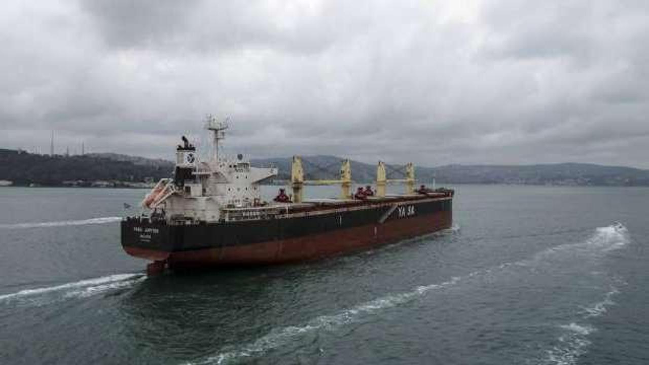 Rusya’dan yola çıkan ayçiçeği yağı yüklü gemi Çanakkale Boğazı'ndan geçti