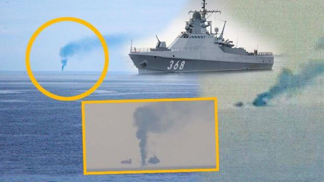 'Ukrayna roketatarlarla Rus savaş gemisini batırdı' iddiası