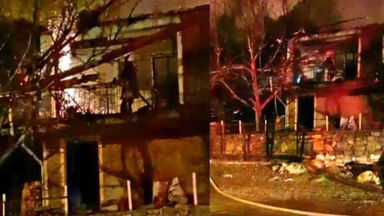 Denizli&rsquo;de korku dolu anlar! Kalorifer kazanından &ccedil;ıkan yangın evi k&uuml;le &ccedil;evirdi   