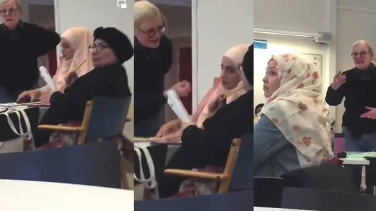 İsveç'te göçmen öğrencilere sert çıkan öğretmene tepki 