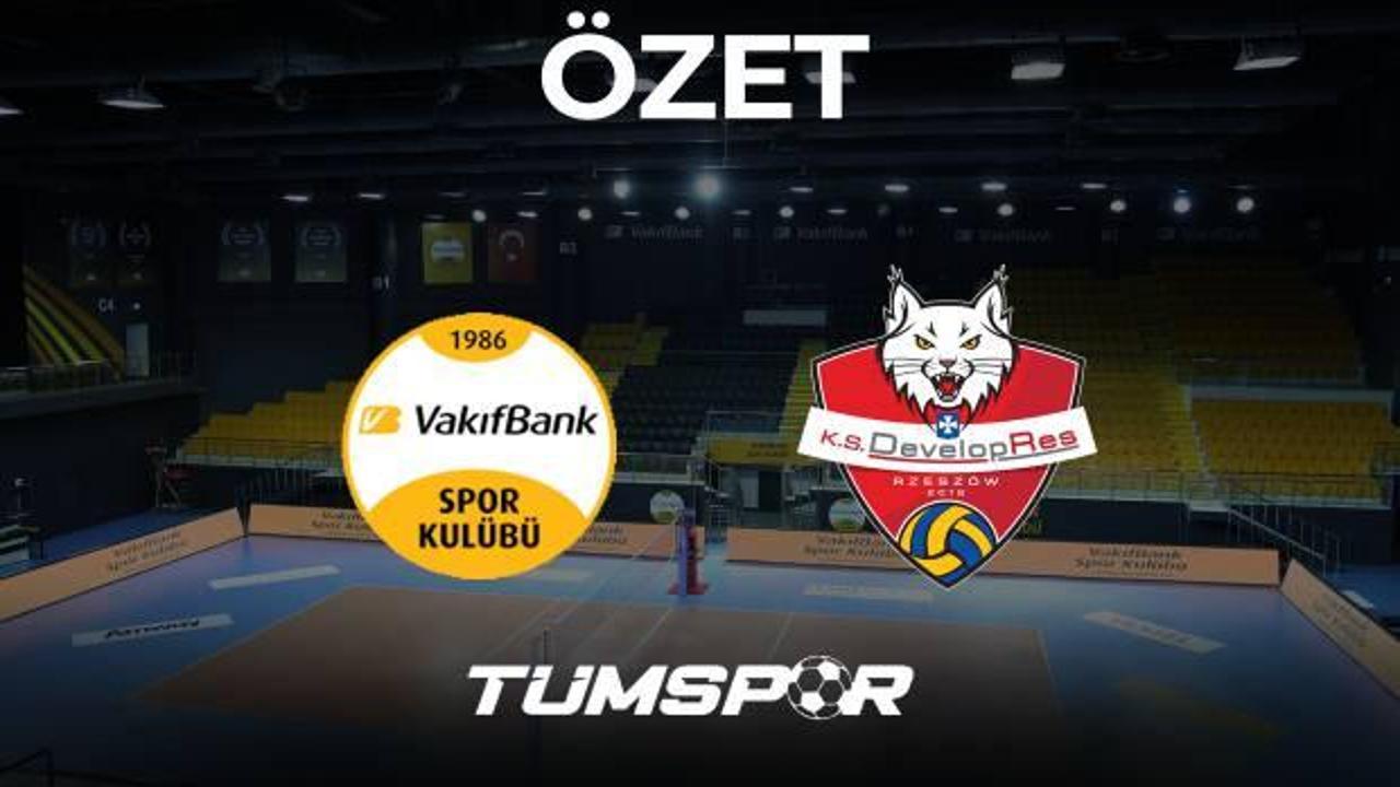 ÖZET | Vakıfbank Spor Kulübü 3-1 Developres Rzeszow (CEV Şampiyonlar Ligi)