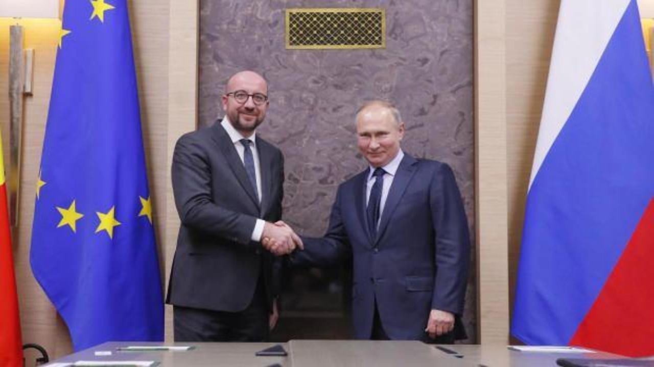 Putin, AB Konseyi Başkanı Michel ile görüştü