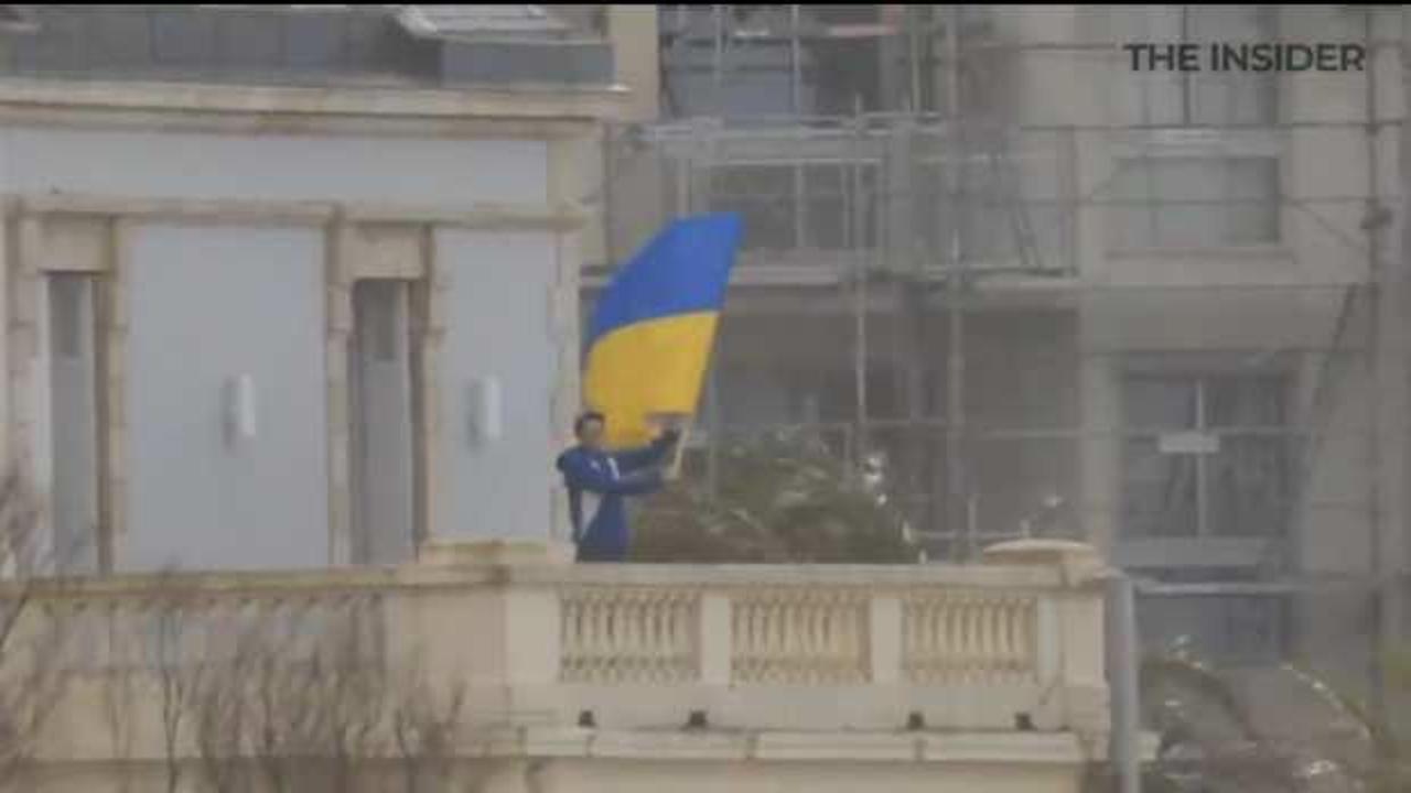 Putin’in eski damadının malikanesini basıp Ukrayna bayrağı astılar