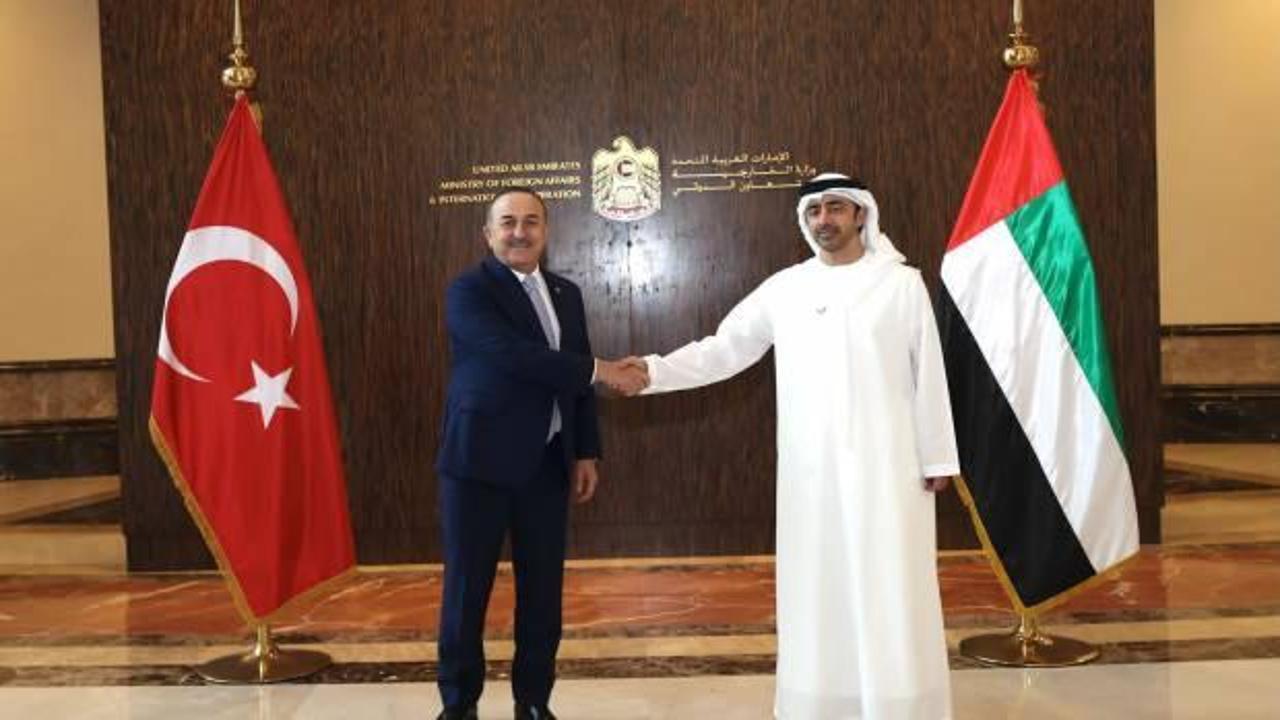 Dışişleri Bakanı Çavuşoğlu, BAE'li mevkidaşı Al Nahyan ile görüştü