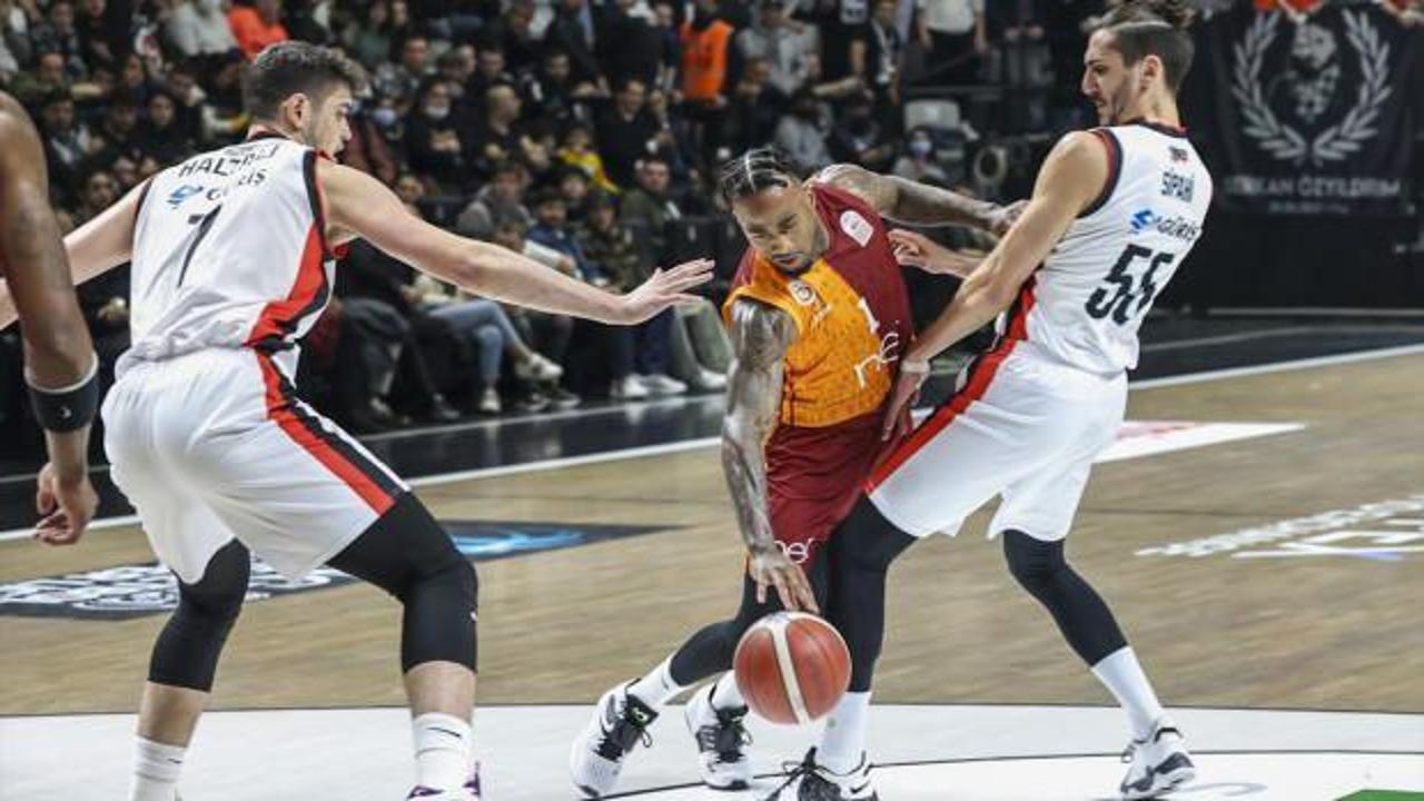 Galatasaray Nef, Beşiktaş Icrypex'i 74-62 mağlup etti