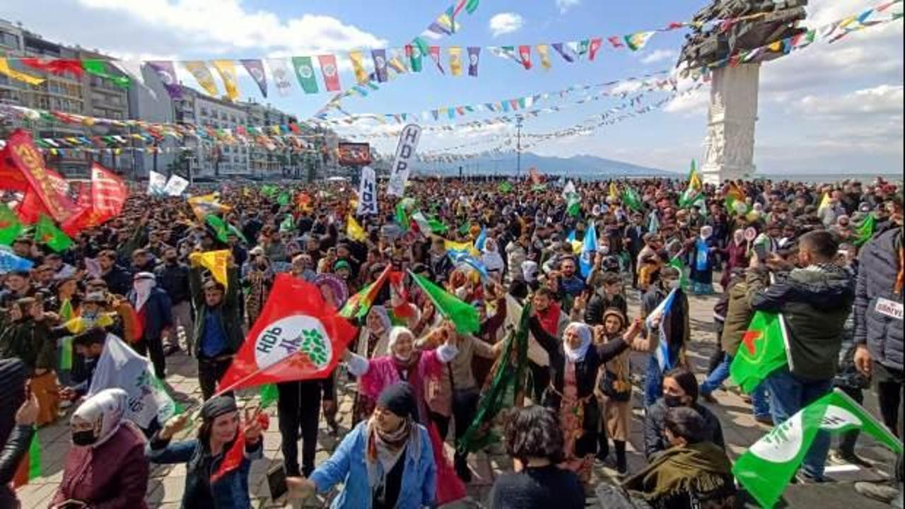 İzmir'de PKK'yı öven slogan atan 45 şüpheli gözaltına alındı