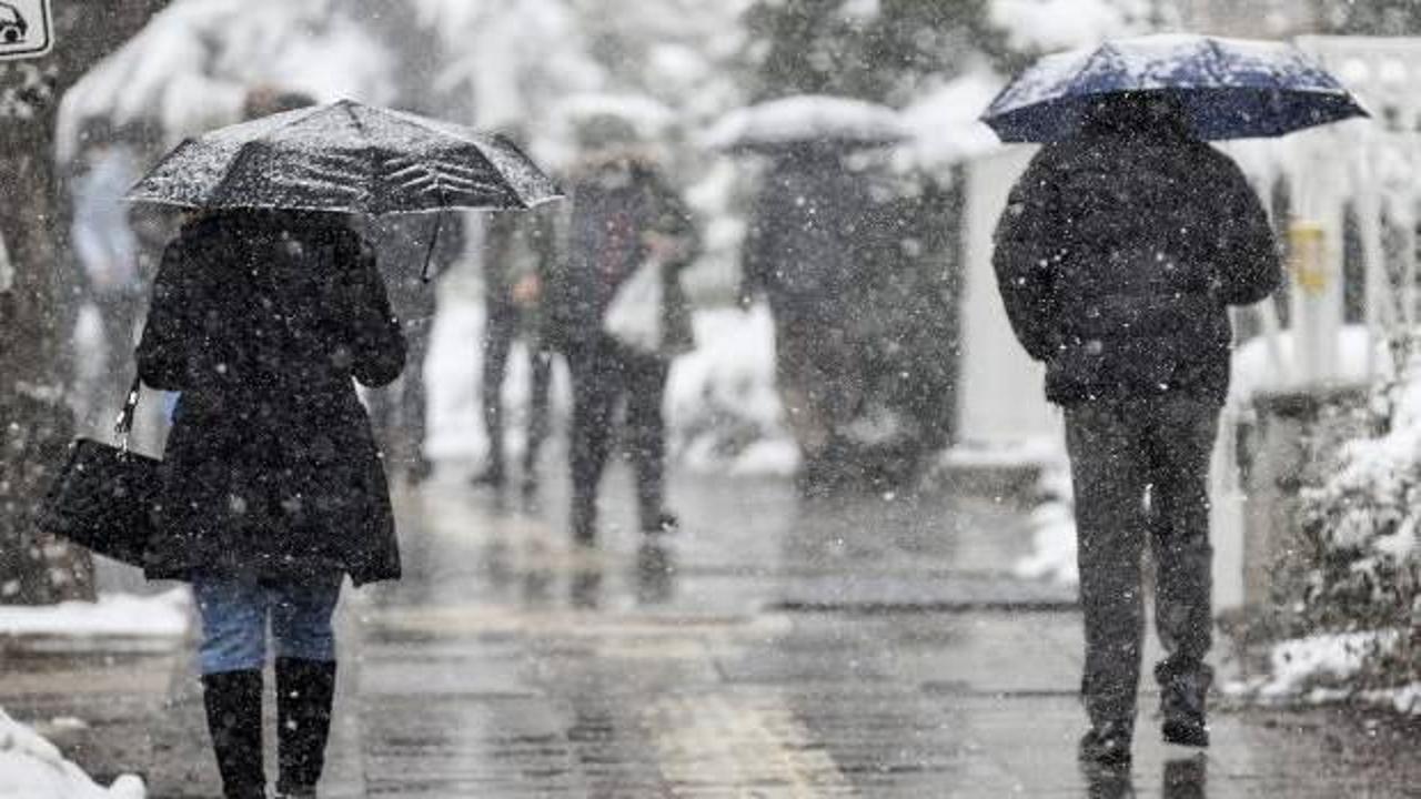 Meteoroloji birçok ili uyardı: Kar ve yağmur