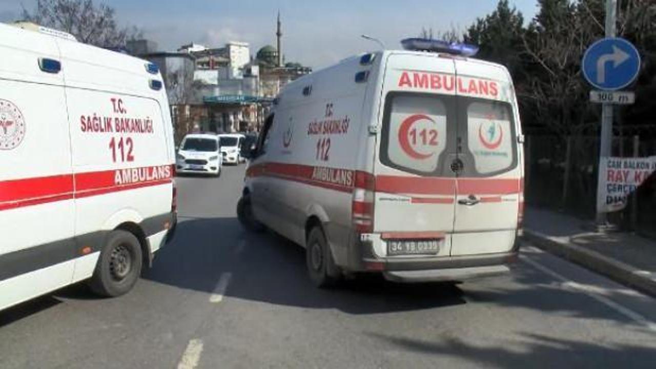 Sultanbeyli'de kaza:  2 yaralı 