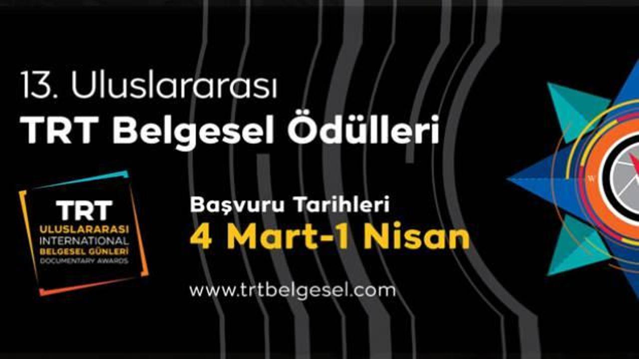 “13. Uluslararası TRT Belgesel Ödülleri”  başvuruları yarın sona eriyor