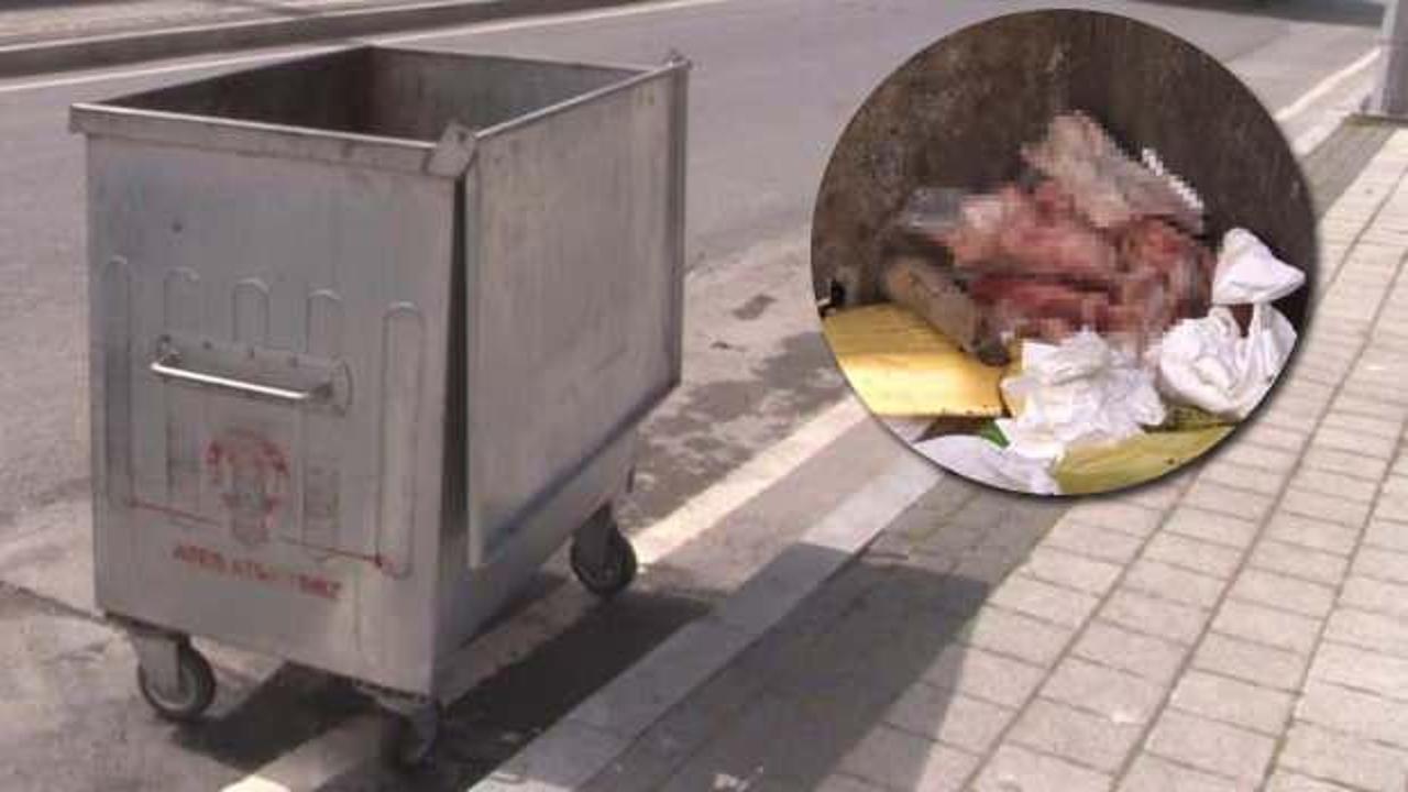 Bu nasıl insanlık! Çöp konteynerinde yeni doğmuş bebek cesedi bulundu