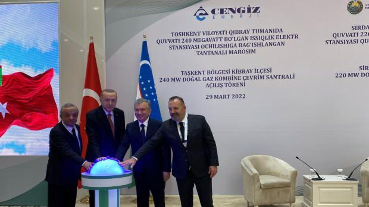Cengiz Holding’in Özbekistan’daki doğal gaz kombine çevrim santralleri tamamlandı