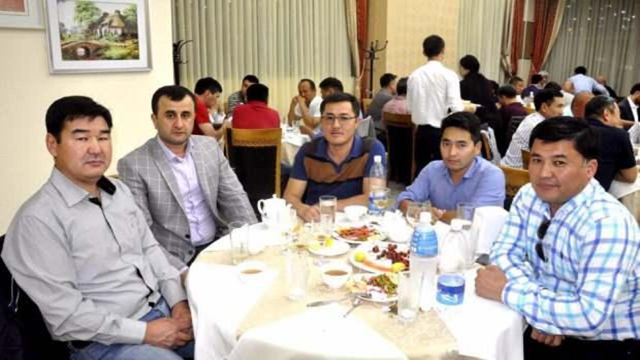 Kırgızistan'ın başkenti Bişbek'te Türkiye'den iftar yemeği