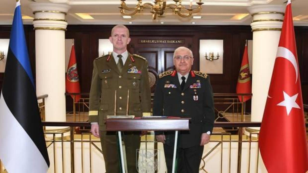 Orgeneral Güler, Estonya Cumhuriyeti Savunma Kuvvetleri Komutanı Herem’i ağırladı