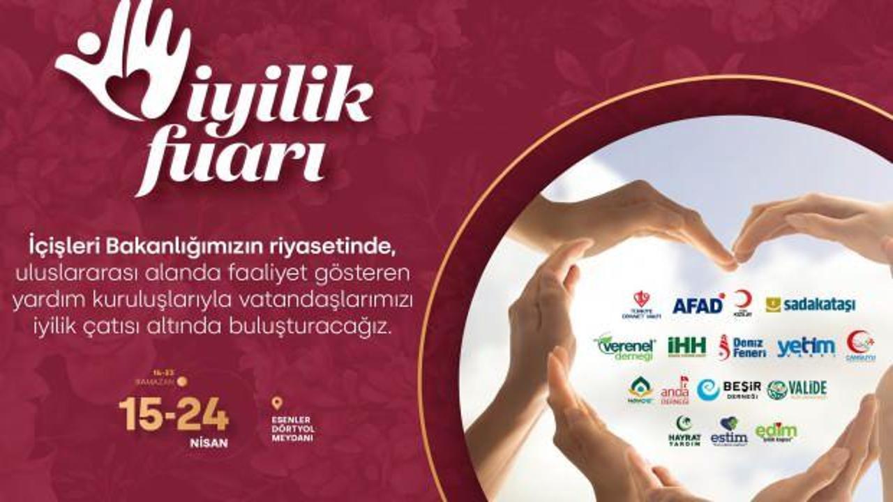 Türkiye'nin ilk iyilik fuarı Esenler'de kuruluyor