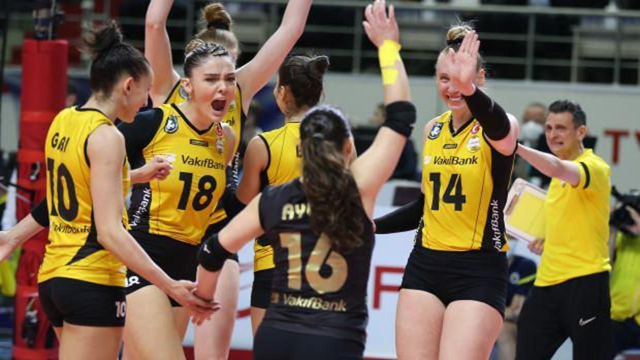Fenerbah&ccedil;e'yi eleyen Vakıfbank finalde!