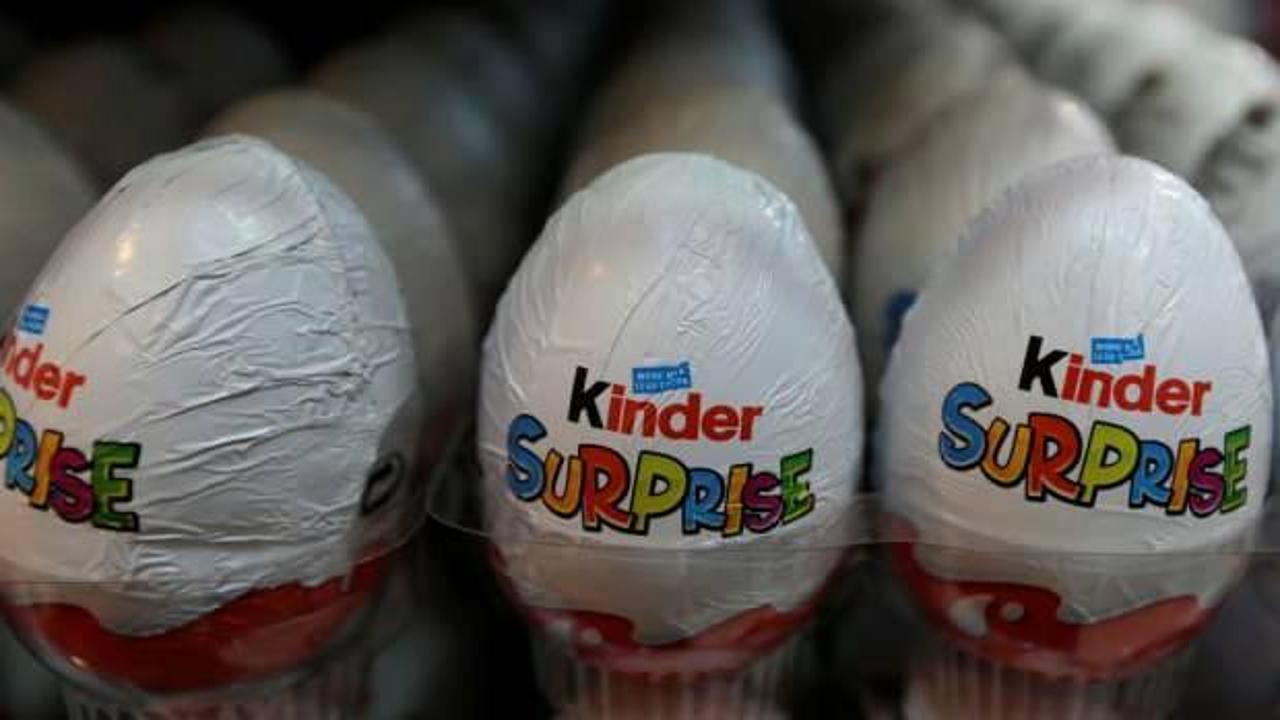 İngiltere'de salmonella nedeniyle Kinder Sürpriz yumurtaları geri çağrıldı