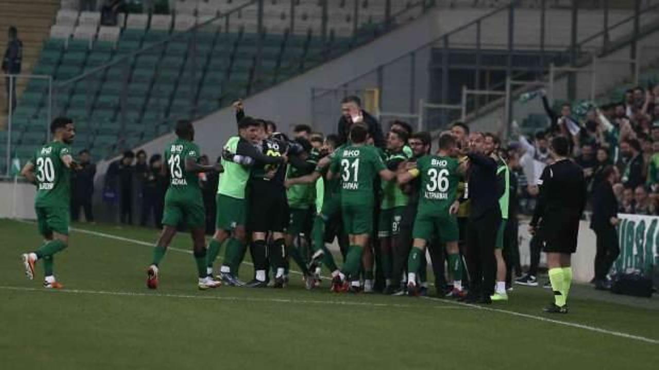 Kritik maçta kazanan Bursaspor!