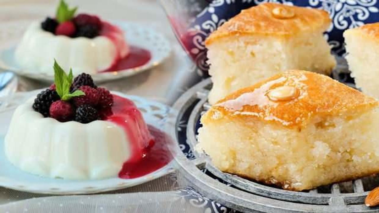 Ramazan tatlıları: Sütlü ve şerbetli Ramazan tatlıları tarifi...