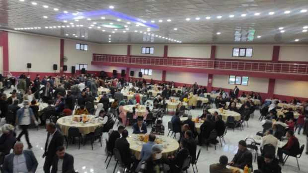 3 bin rakımlı Mereto Dağı eteğinde 2 bin kişilik iftar sofrası