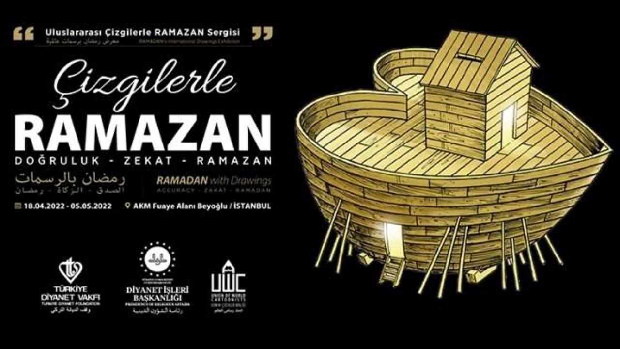 TDV'nin "Uluslararası Çizgilerle Ramazan" sergisi 18 Nisan'da açılacak