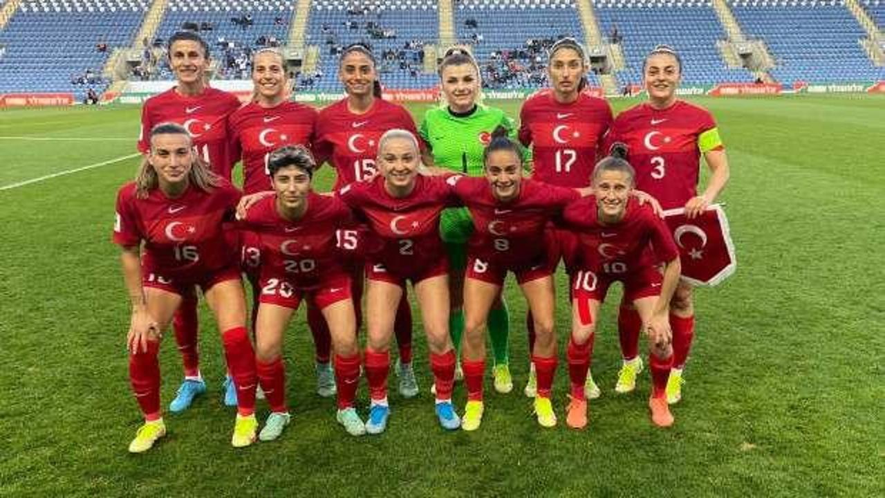A Milli Kadın Futbol Takımı, İsrail'e mağlup oldu