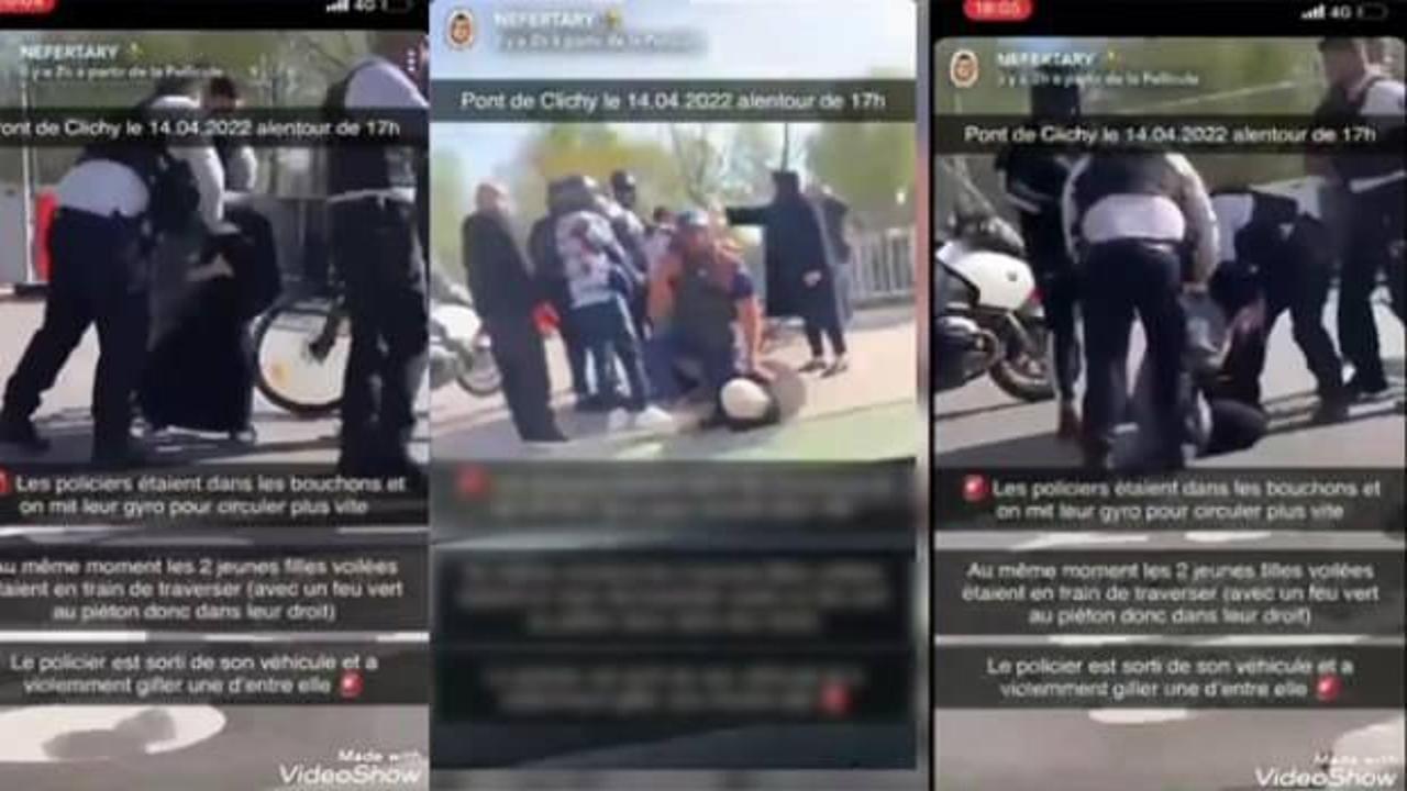 Fransa'da polisler iki Müslüman kadını darp etti