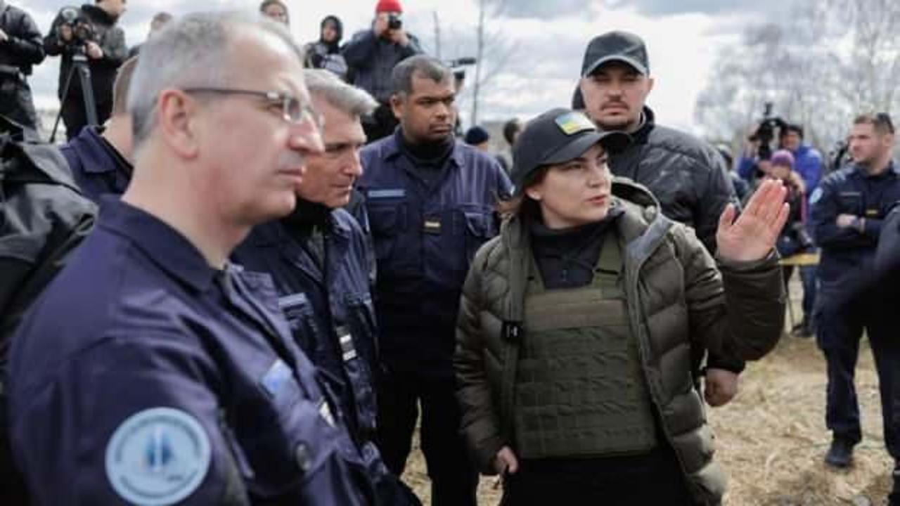 Fransa'nın gönderdiği özel ekip Ukrayna'da delil arıyor